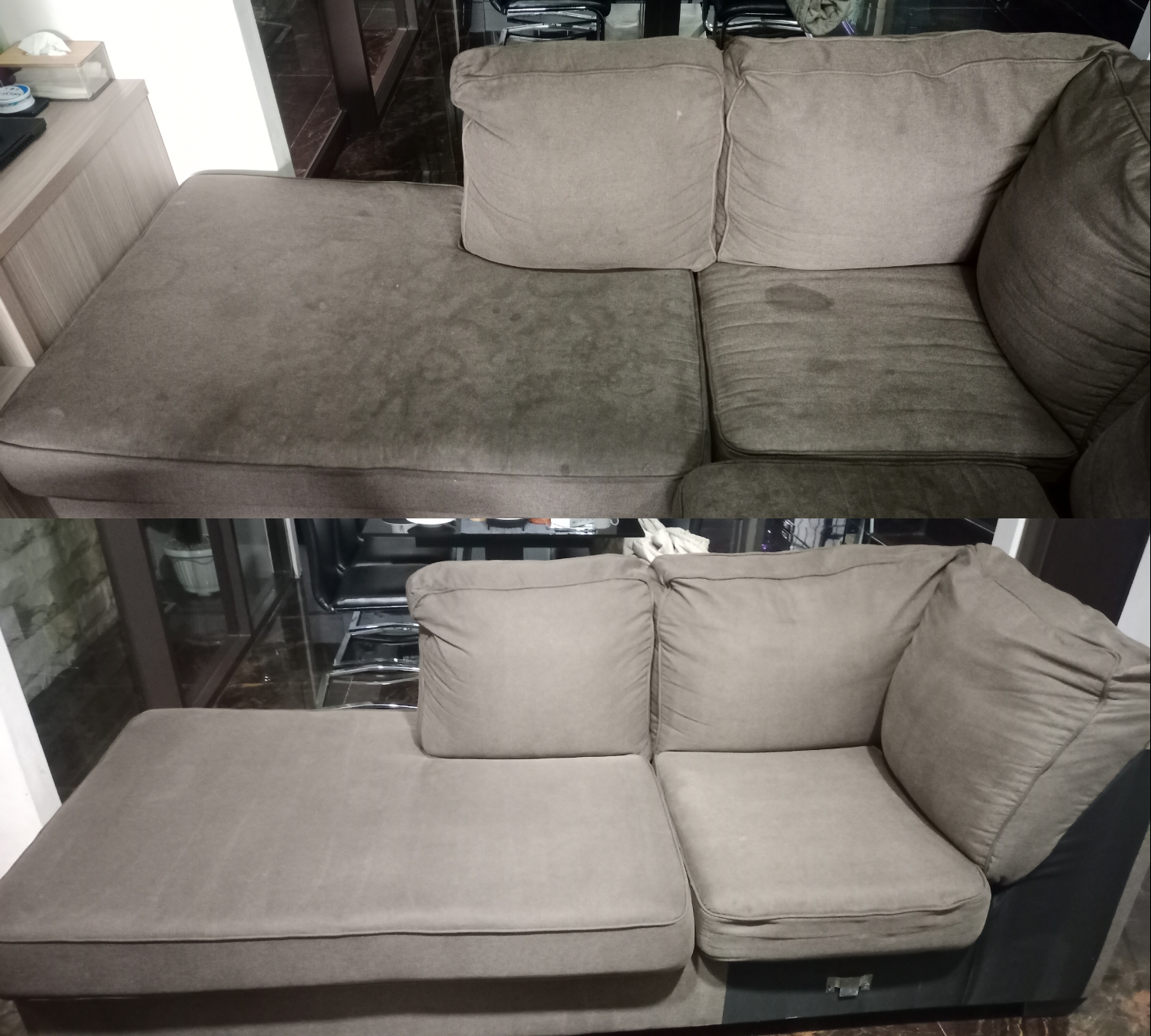 Jasa cuci sofa Di pengasinan depok