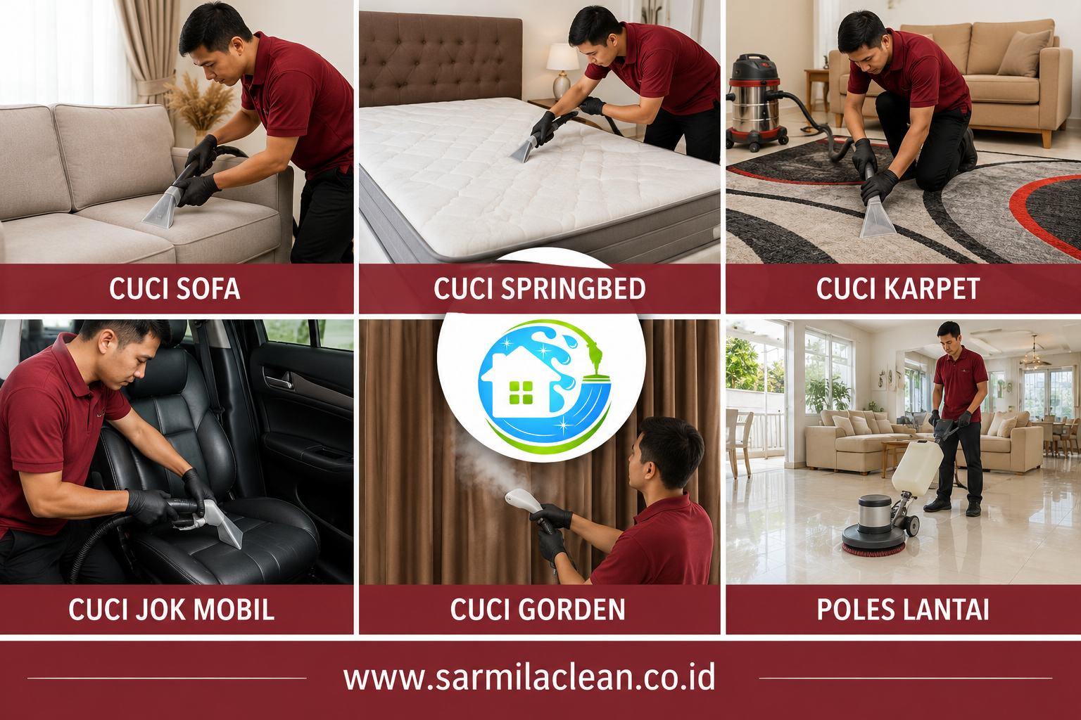 Jasa Cuci Gorden di Palembang